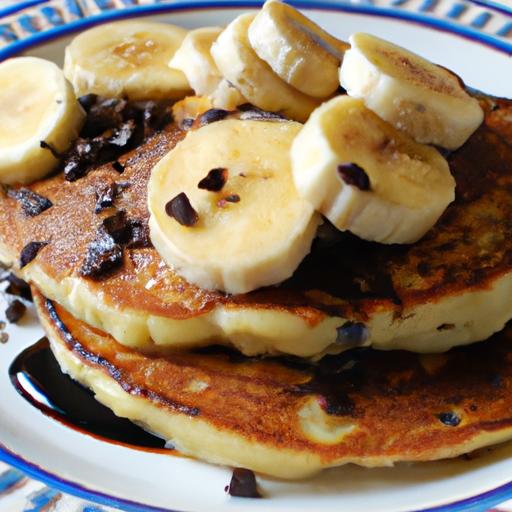 Fluffy banana Chocolate Chip Pancakes: A Sweet Morning Delight