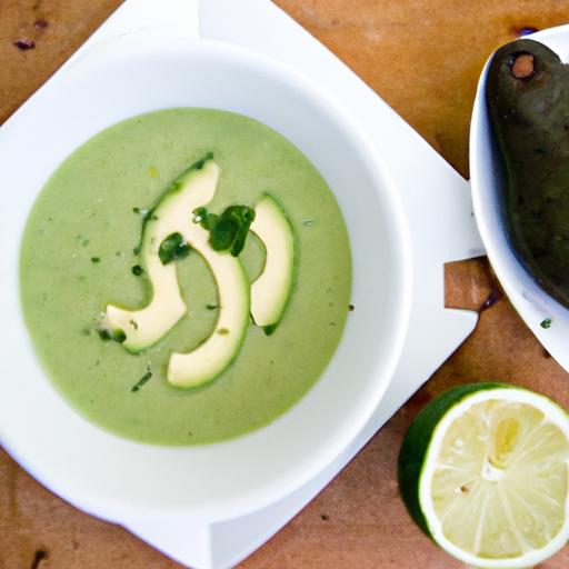 Chilled Avocado Soup: Creamy, Rich, and Zesty with Lime