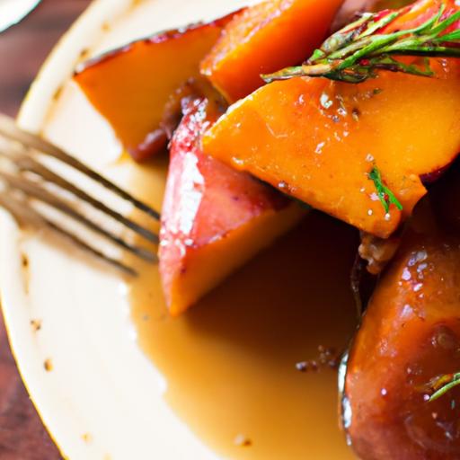 Sweet Potato Bliss: Roasted Perfection with Maple Glaze