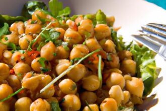 Crunchy Roasted Chickpea Salad: A Flavor-Packed Delight