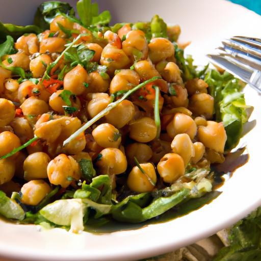 Crunchy Roasted Chickpea Salad: A Flavor-Packed Delight