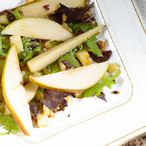 Crunchy Pear & Walnut Salad: A Perfect Flavor Harmony