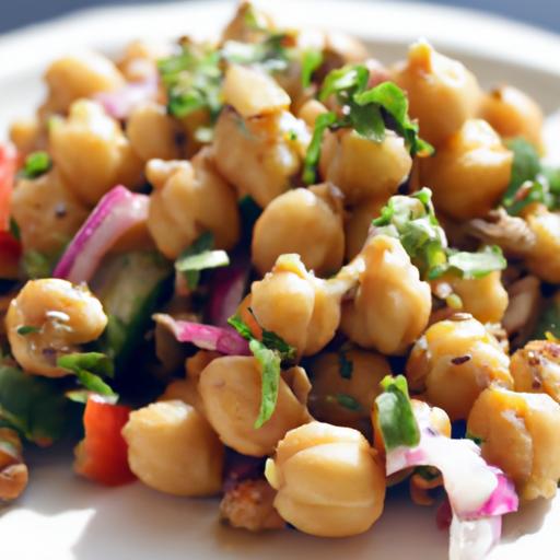Crunchy Roasted chickpea Salad: A Flavor-Packed Delight