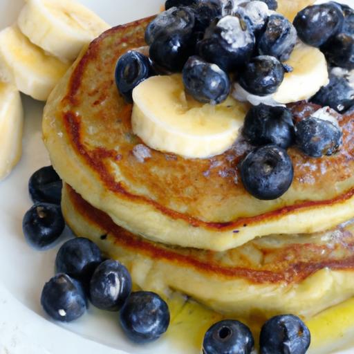 Fluffy Banana Blueberry Pancakes: A Tasty Morning Boost