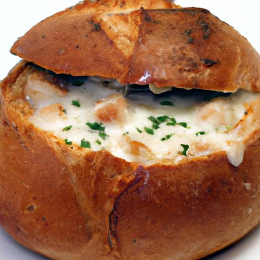 Savor the Ultimate Comfort: Clam Chowder in a Bread Bowl