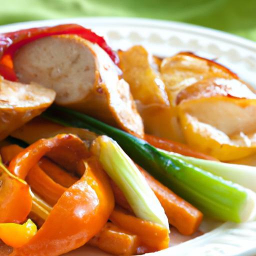 One-Pan Wonder: Chicken Sausage and Veggies Made Easy