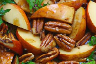 Apple Pecan Holiday Salad with Cozy Fall Spice Dressing