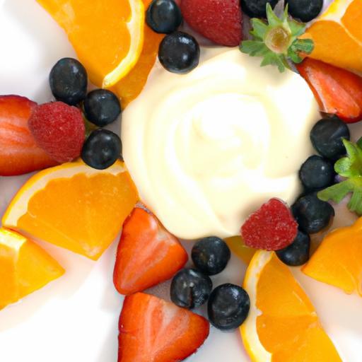 Sweet & Savory: Fruit Kabobs Paired with Creamy Yogurt Dip