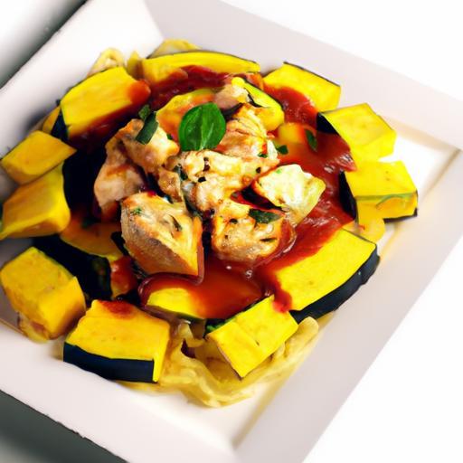 Twist on Classic Pasta: Spaghetti Squash with Chicken & Marinara