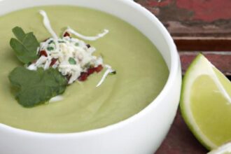 Chilled Avocado Soup: Creamy, Zesty Lime Delight