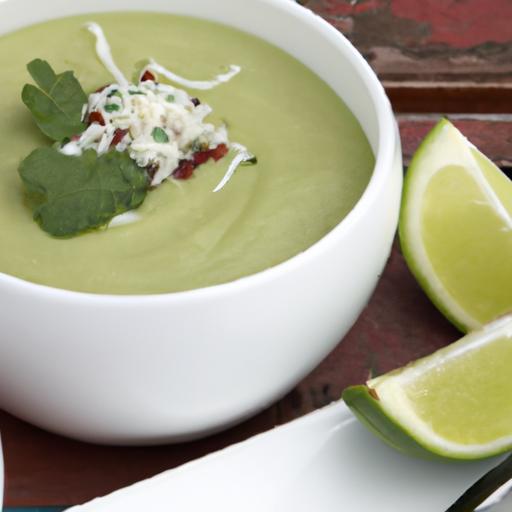 Chilled Avocado Soup: Creamy, Zesty Lime Delight