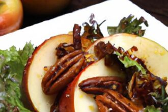 Festive Apple Pecan Salad with Cozy Fall Spice Dressing