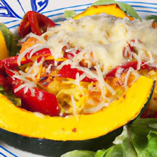 Twist on⁢ Classics: Spaghetti Squash with Marinara ⁣& Chicken