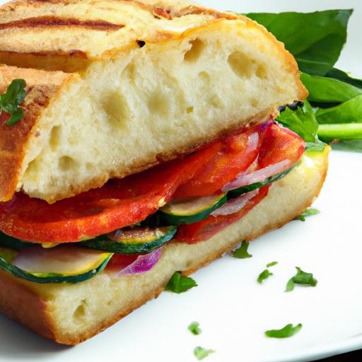 Caprese Sandwich Delight: A Fresh Twist on Classic Flavors
