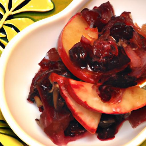 Tangy Delight: Discover the Magic of Cranberry Apple Chutney