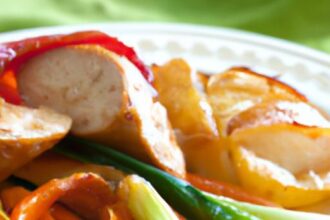 One-Pan Wonder: Chicken Sausage and Veggies Made Easy