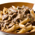 Wholesome Beef Stroganoff: Nutritious Comfort in a Bowl