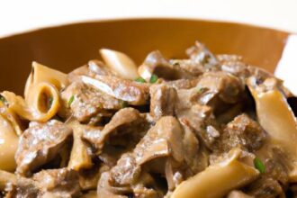 Wholesome Beef Stroganoff: Nutritious Comfort in a Bowl