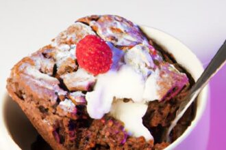 Quick & Easy Microwave Mug Brownie: Dessert in Minutes!