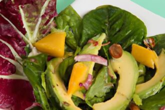 Tropical Twist: Avocado Mango Salad with Zesty Lime Dressing