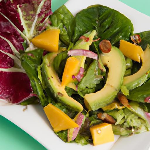 Tropical Twist: Avocado Mango Salad with Zesty Lime Dressing
