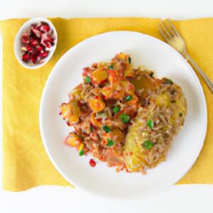 Twice Baked Sweet Potatoes Paired with Vibrant Quinoa Salad