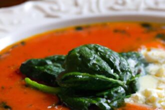 Creamy Tomato Spinach Orzo Soup: A Sweet & Savory Delight