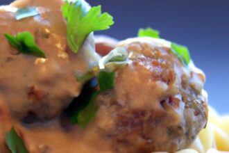 Savor Swedish Meatballs with Creamy Egg Noodles Delight
