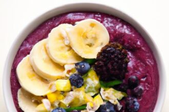 Tropical Acai Bowl Smoothie: A Refreshing Superfood Boost
