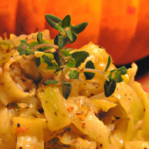 Harvest Harmony: Savoring Pumpkin and Sage Pasta Delight