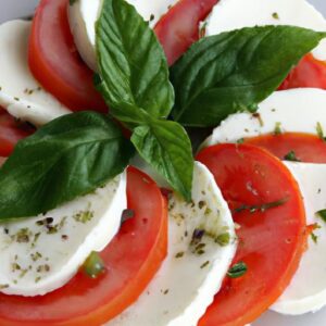 Fresh & Flavorful: The Perfect Tomato Basil Mozzarella Salad
