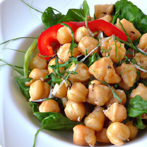 Protein-Packed Perfection:‌ Chicken and Chickpea Salad ‌Delight