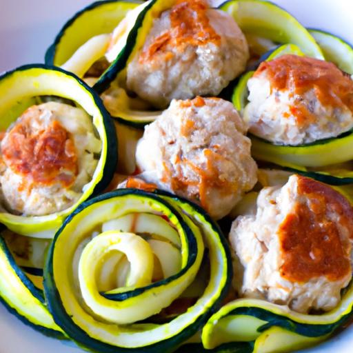 Wholesome Turkey ⁤Meatballs with ‍Fresh Zucchini Noodles Delight