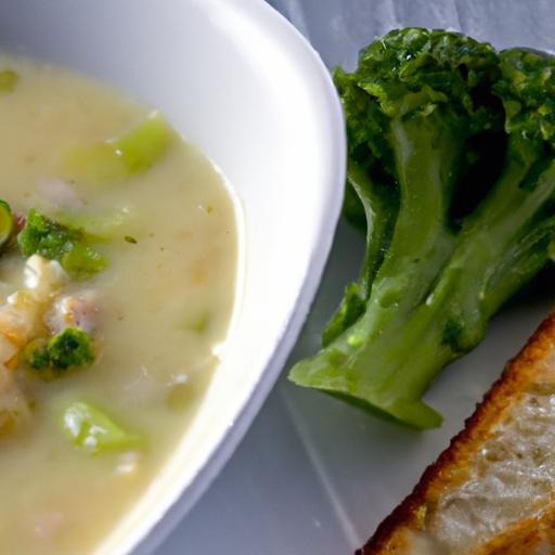 Hearty Broccoli‍ Cheddar⁣ Soup⁣ with⁢ Chicken &‌ Fresh Veggies