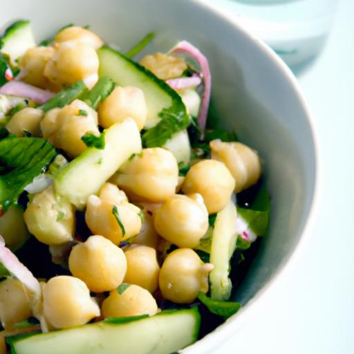 Refreshing ​Chickpea and Cucumber salad: A Healthy Delight