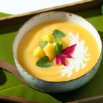 Refreshing Chilled Mango Soup: Tropical Bliss with Coconut Milk