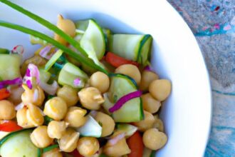 Refreshing Chickpea and Cucumber Salad: A Healthy Delight