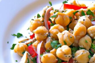 Protein-Packed Perfection: Chicken and Chickpea Salad Delight