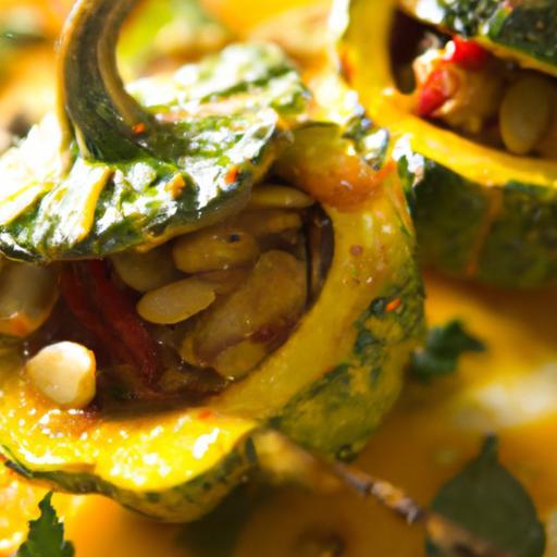 Harvest Harmony: Deliciously Stuffed Delicata Squash Ideas