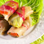 Savory Stuffed Cabbage Rolls with Juicy Ground Chicken Delight
