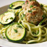 Savor Healthy Turkey Meatballs Over Zesty Zucchini Noodles