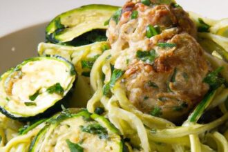 Savor Healthy Turkey Meatballs Over Zesty Zucchini Noodles