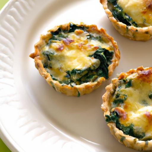 Delightful Mini Spinach & Cheese Quiches: Easy Savory Bites