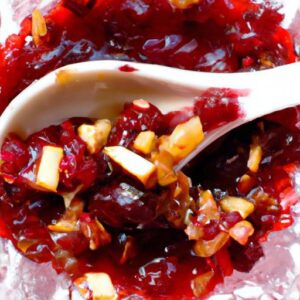 Tangy Delight: Crafting the Perfect Cranberry Apple Chutney