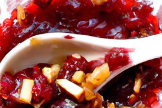 Tangy Delight: Crafting the Perfect Cranberry Apple Chutney