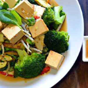 Savor Vibrant Tofu & Veggie Stir-Fry with Coconut Aminos