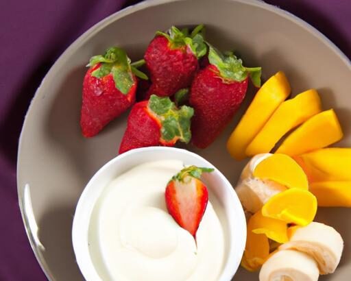 Fresh & Fun: Fruit Kabobs Paired with Creamy Yogurt Dip