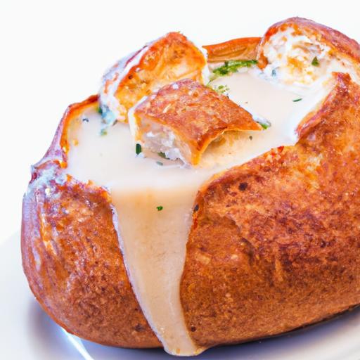 Savor the Comfort: Clam Chowder in a Crunchy Bread Bowl