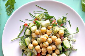 Refreshing Chickpea & Cucumber Salad: A Nutritious Twist