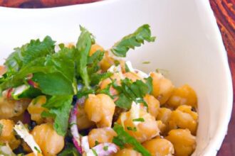 Zesty Moroccan Spiced Chickpea Salad: A Flavorful Delight